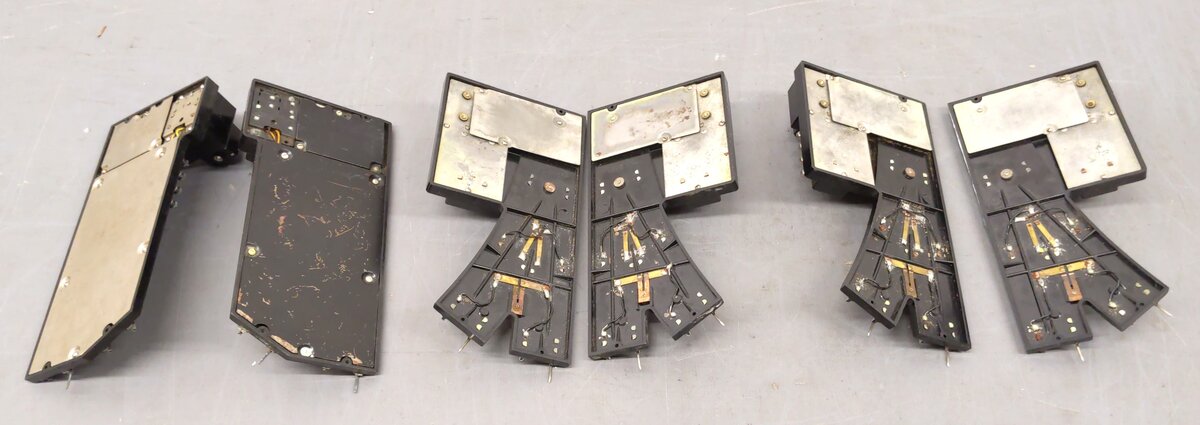American Flyer Vintage S LH & RH Remote Control Track Switches: 720, 720A [3] VG