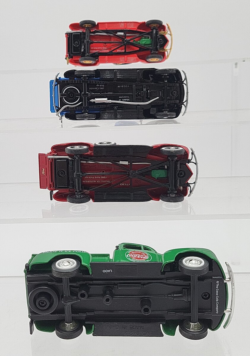 Matchbox & Other 1:43 Diecast Truck Assortment: YTC01-M, YTC03-M, YVT05 [4] EX