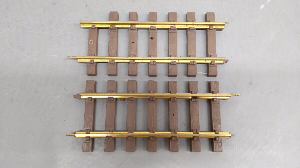 Lionel Assorted G Scale Brass Straight & Curved Track [25] EX