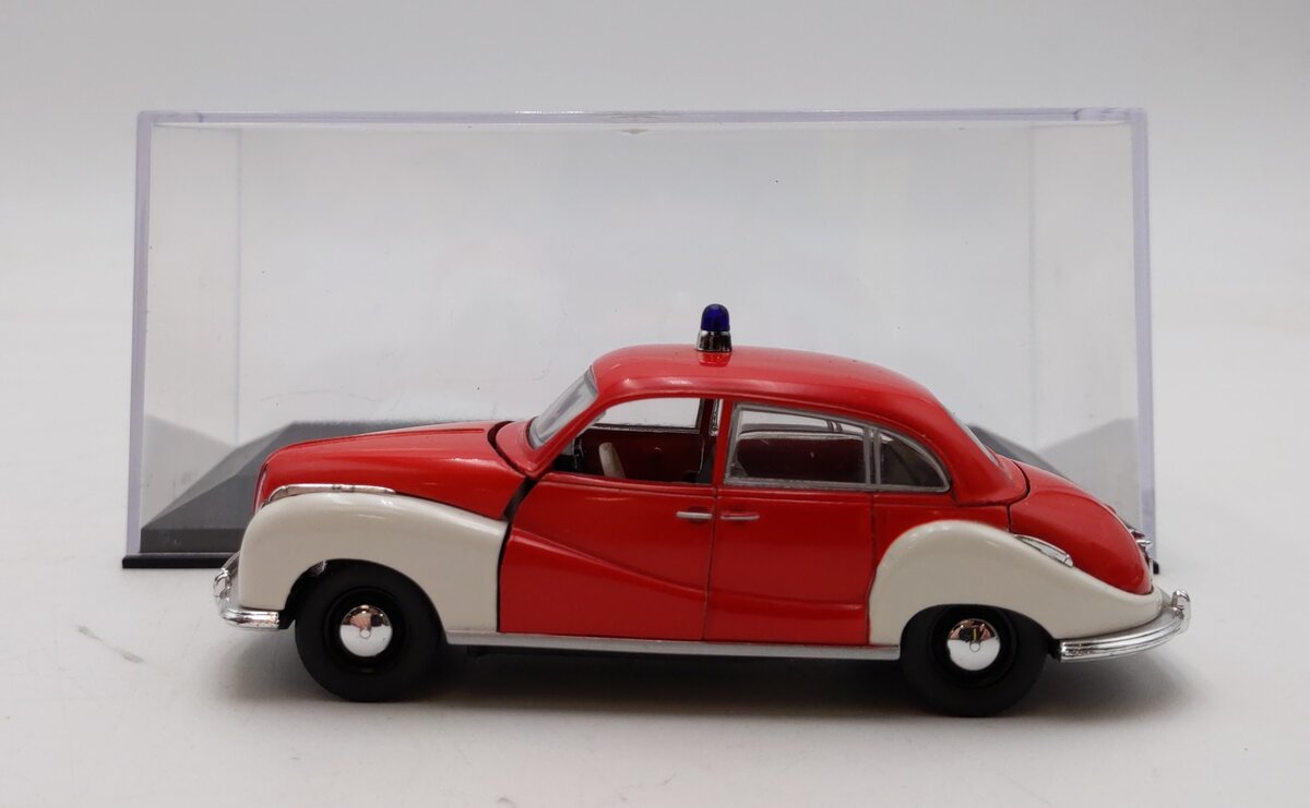 Schuco 1:43 Scale BMW 501 Fire (Red and White) LN/Box
