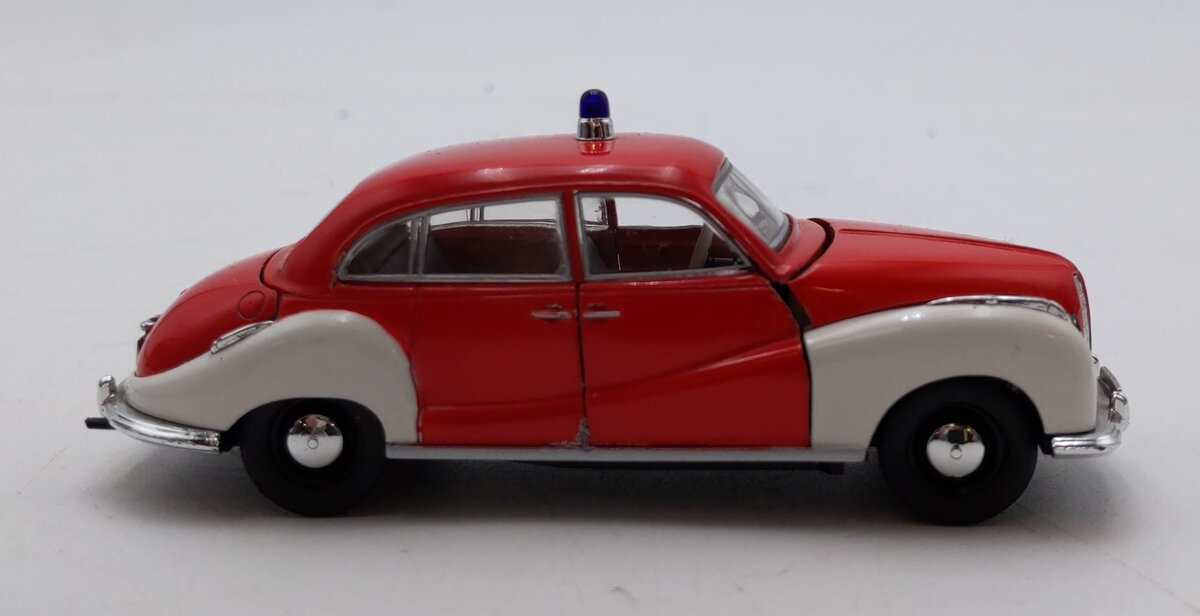 Schuco 1:43 Scale BMW 501 Fire (Red and White) LN/Box