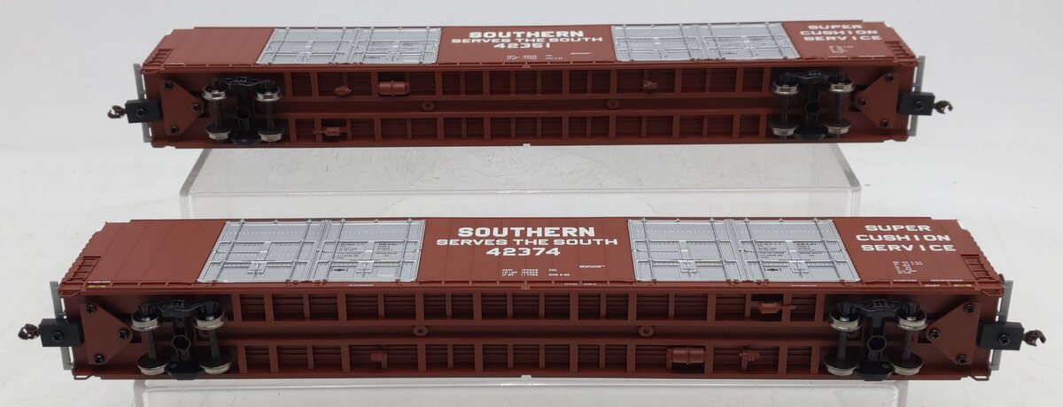 Walthers 932-235311 HO SOU Gold Line PS 86' Hi-Cube 8-Door Boxcar (Set of 2) EX
