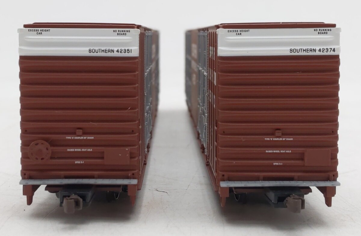 Walthers 932-235311 HO SOU Gold Line PS 86' Hi-Cube 8-Door Boxcar (Set of 2) EX