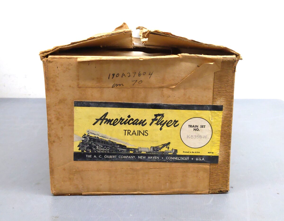 American Flyer K5358W Vintage S Challenger Freight Car Set VG/Box