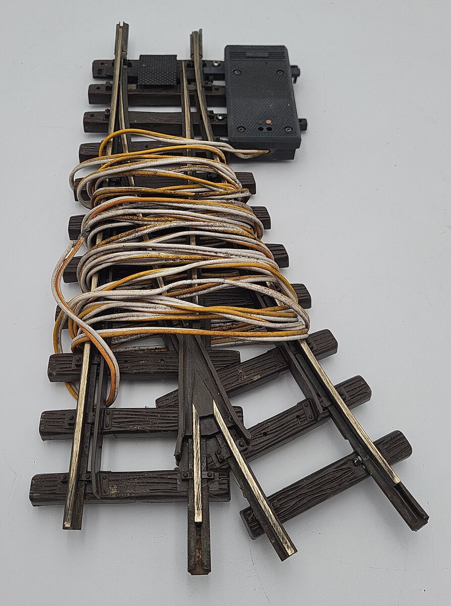 LGB 1210 G Gauge R1 Left Hand electric Switch Turnout VG