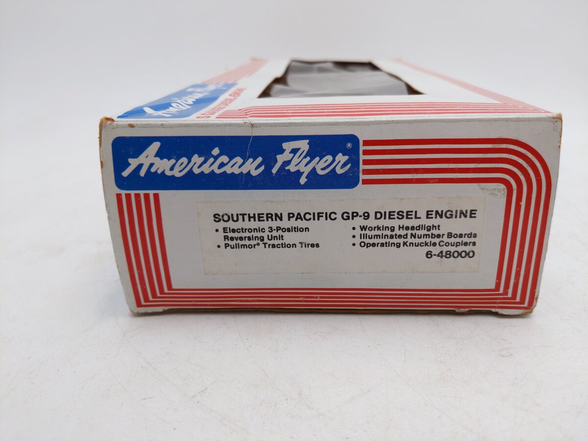 American Flyer 6-48000 S Southern Pacific GP-9 Powered Diesel Locomotive #8000 EX/Box