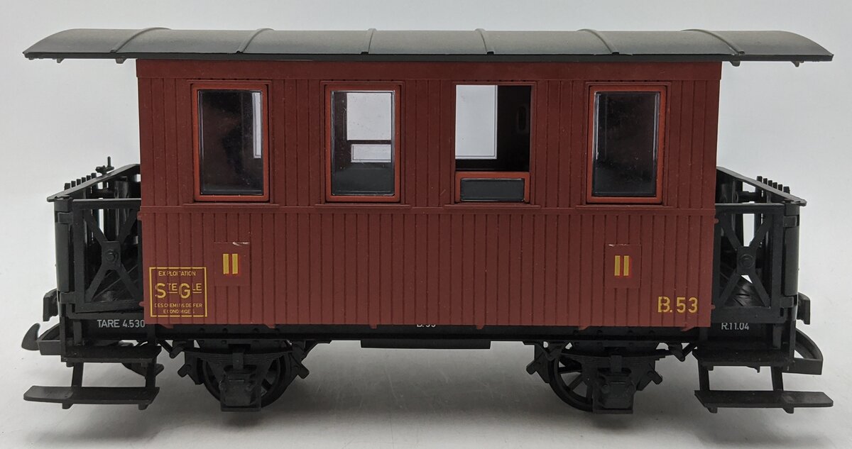 LGB 3206 G Scale Passenger Car #B53 w/Plastic Wheels EX
