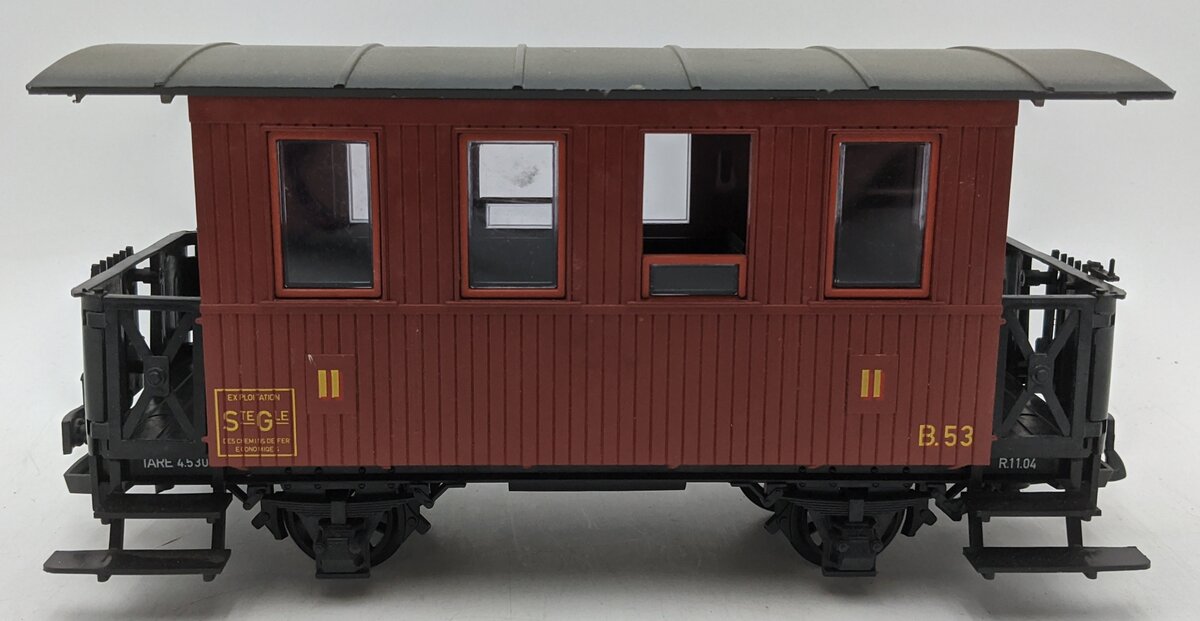 LGB 3206 G Scale Passenger Car #B53 w/Plastic Wheels EX