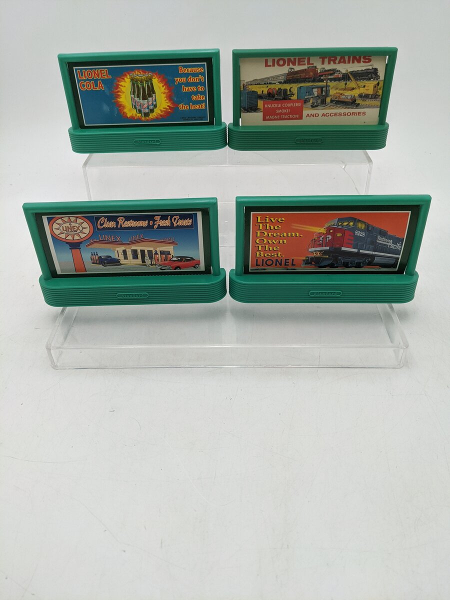 Lionel O Gauge Assorted Billboards [4] EX