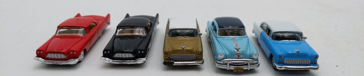 Classic Metal Works & Other Assorted HO Scale Diecast Cars [5] LN