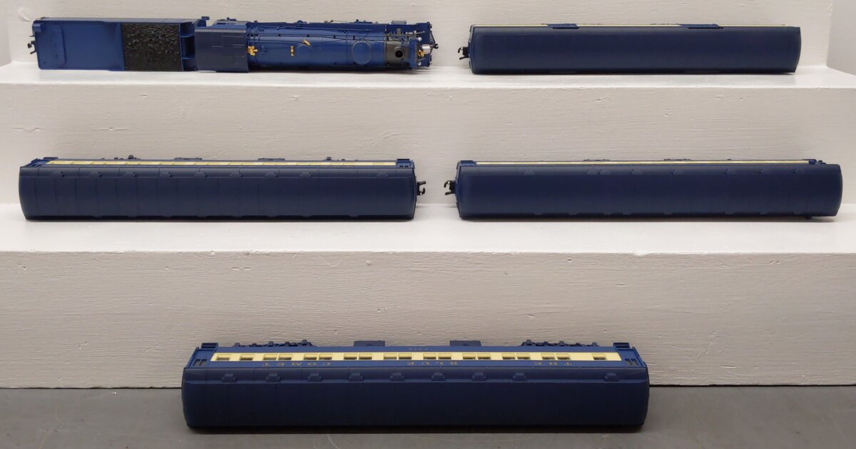 American Flyer 6-49617 CNJ Blue Comet Legacy Premium S Gauge Steam Train Set LN/Box