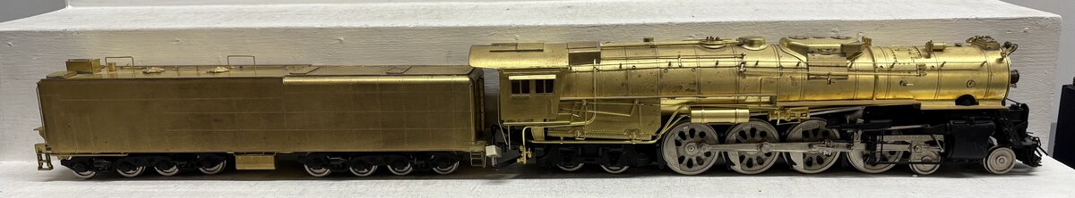 KTM Scale Models O 2-Rail BRASS SF 4-8-4 Steam Locomotive & Tender - Unpainted/Box