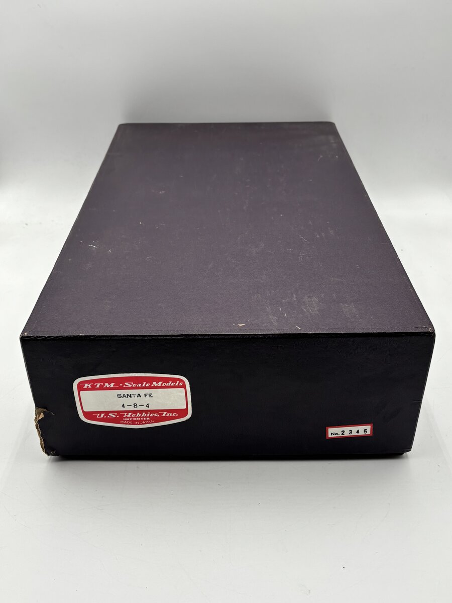 KTM Scale Models O 2-Rail BRASS SF 4-8-4 Steam Locomotive & Tender - Unpainted/Box