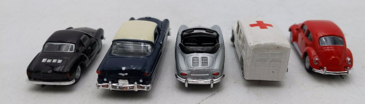Classic Metal Works & Other Assorted HO Scale Diecast Cars [5] LN