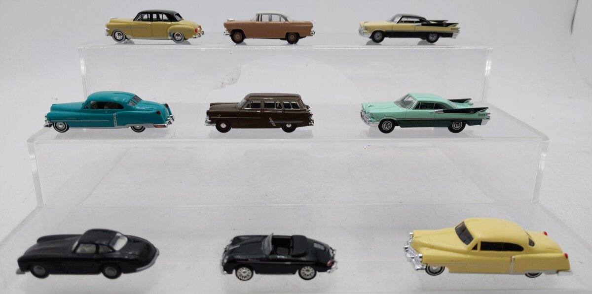 Classic Metal Works & Other Assorted HO Scale Cars [9] LN
