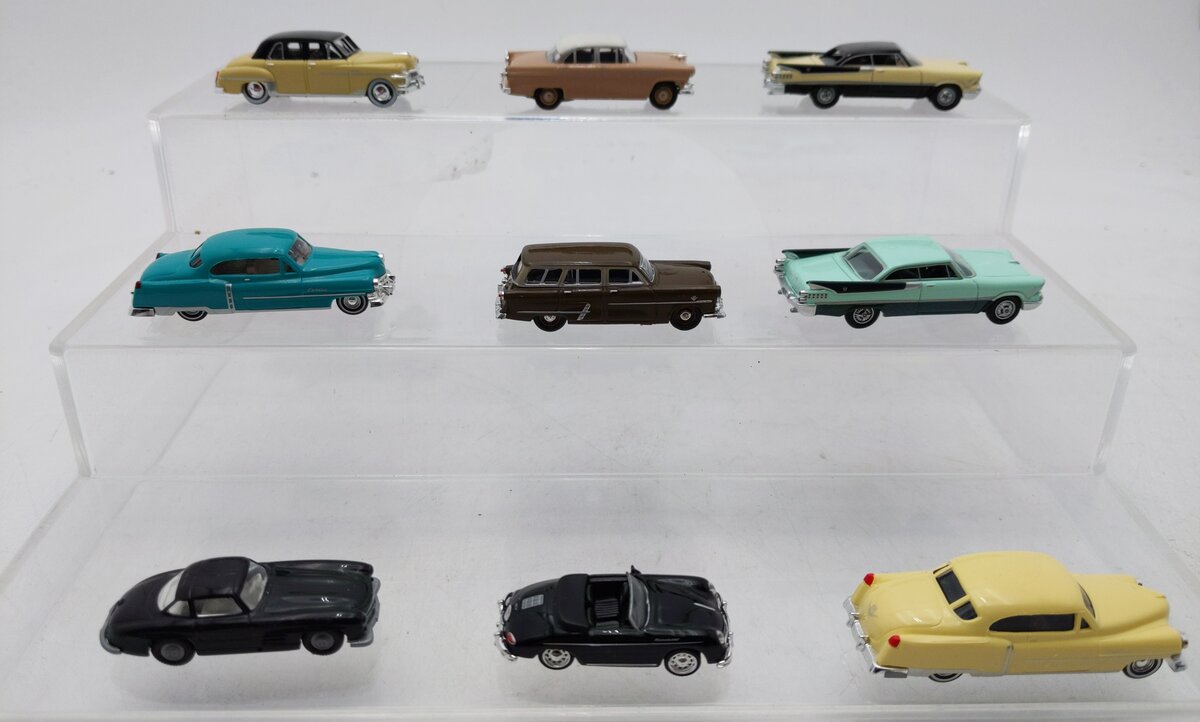 Classic Metal Works & Other Assorted HO Scale Cars [9] LN