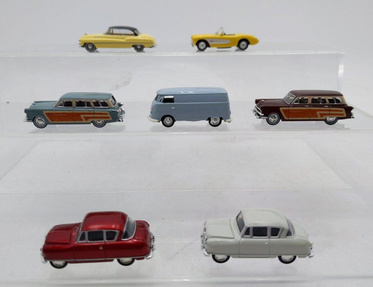 Classic Metal Works & Other Assorted HO Scale Cars [7] LN