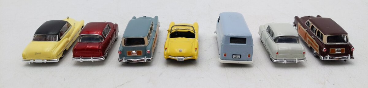 Classic Metal Works & Other Assorted HO Scale Cars [7] LN