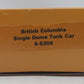 Lionel 6-6305 O Gauge British Columbia Single Dome Tank Car LN/Box