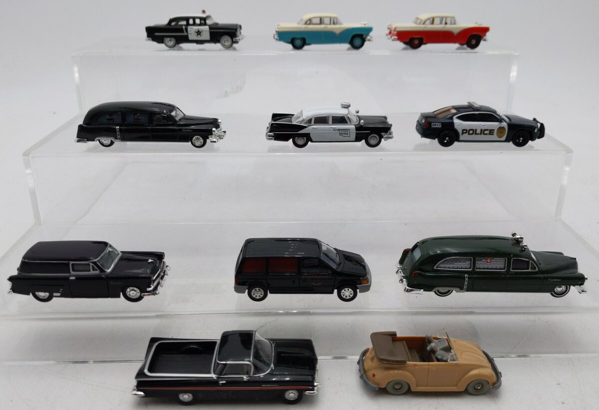 Classic Metal Works & Other Assorted HO Scale Cars [11] LN