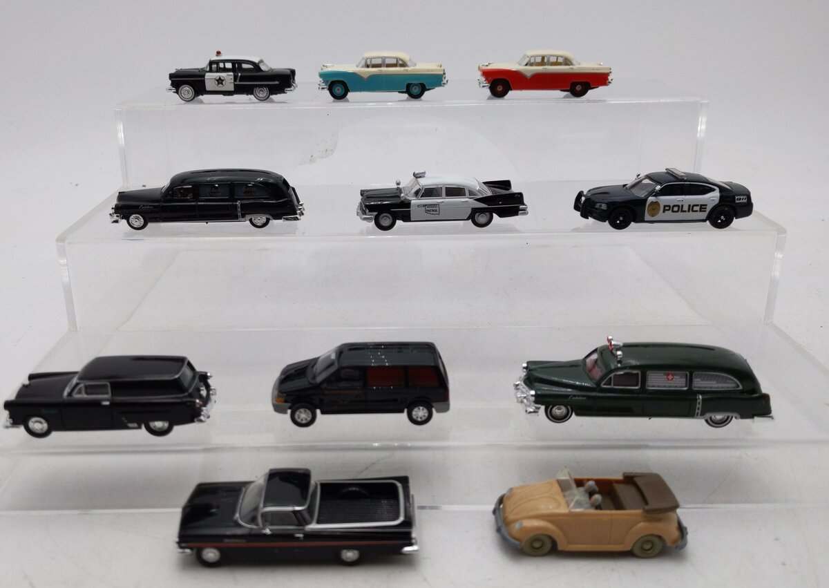 Classic Metal Works & Other Assorted HO Scale Cars [11] LN