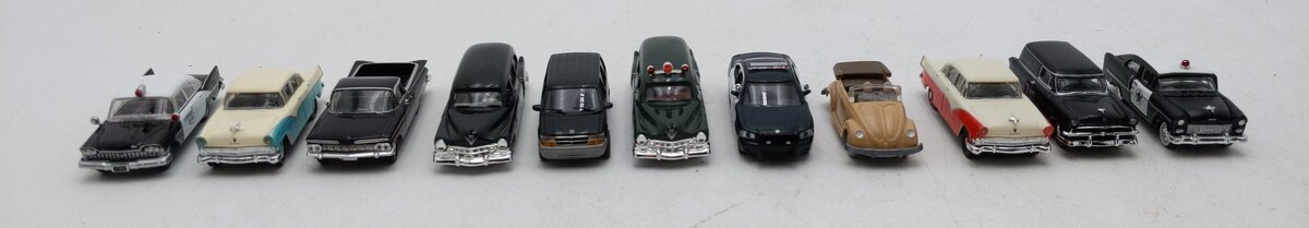 Classic Metal Works & Other Assorted HO Scale Cars [11] LN