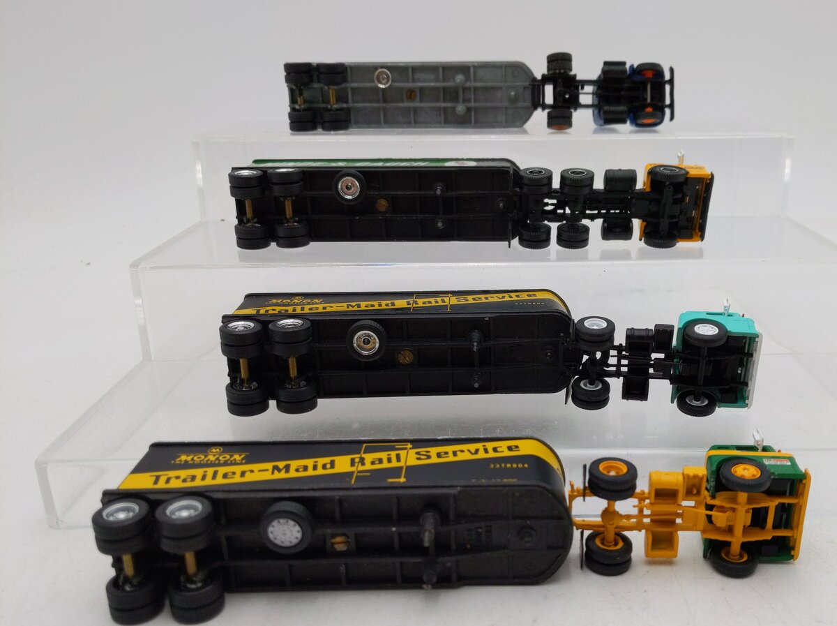 Penn Line HO Scale Assorted Trucks & Trailers [4] EX