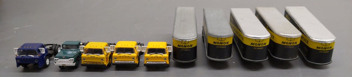 Penn Line HO Scale Assorted Trucks & Trailers [5] EX