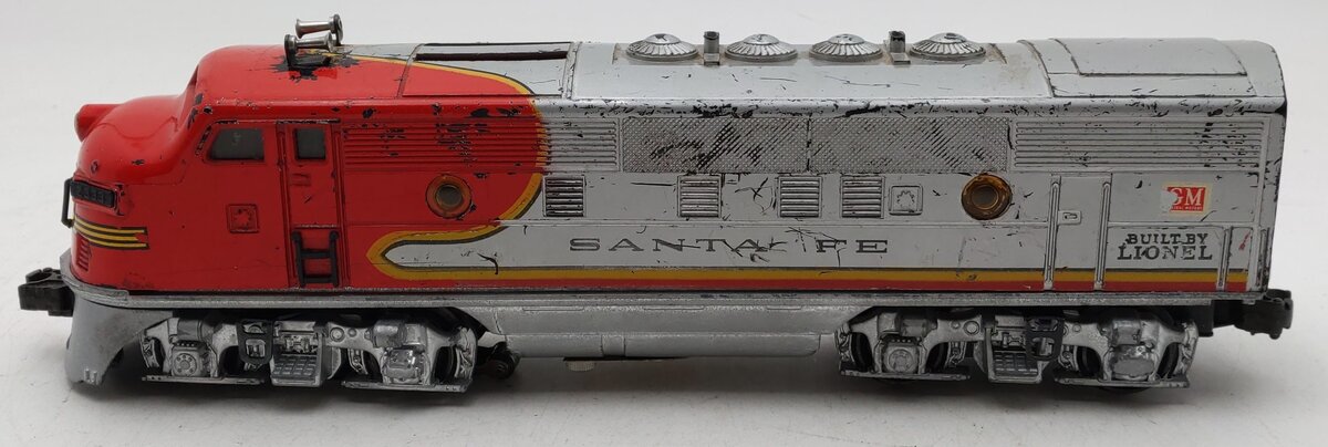 Lionel 2343P Vintage O Santa Fe F3 Powered A Unit Diesel Locomotive
