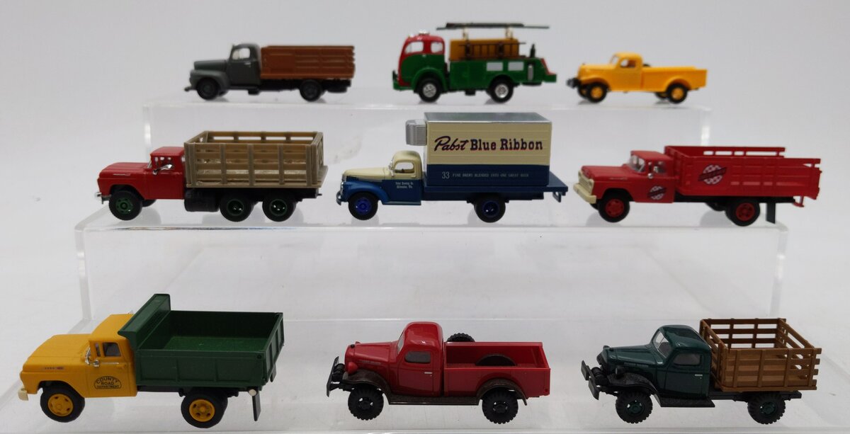 Busch & Other Assorted HO Scale Trucks [9] LN