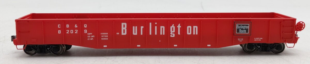 Proto 2000 21462 HO Scale CB&Q #82029 Drop End Mill Gondola #82029 EX