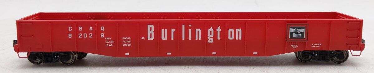 Proto 2000 21462 HO Scale CB&Q #82029 Drop End Mill Gondola #82029 EX