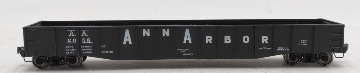 Proto 2000 21449 HO Ann Arbor 52'6" Drop End Mill Gondola #2058 EX