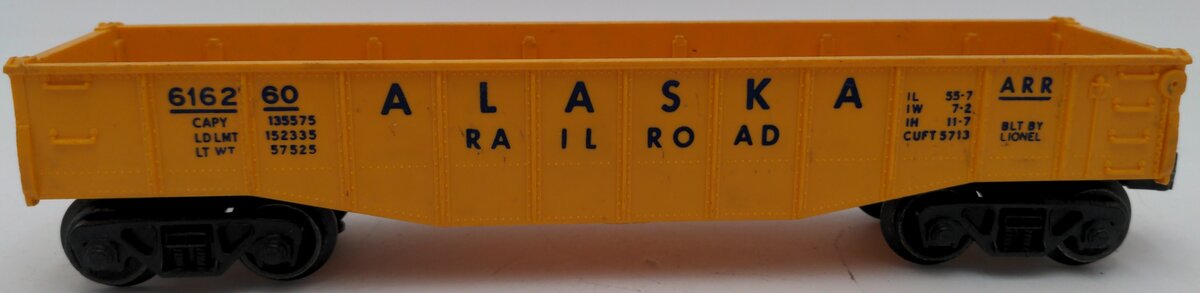 Lionel 6162-60 Vintage O Alaska Gondola VG