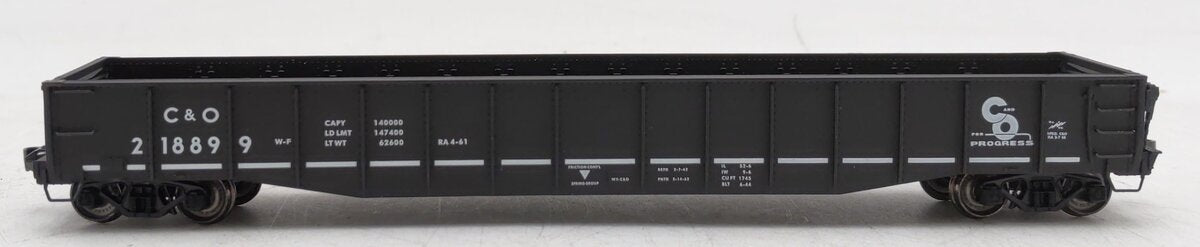 Proto 2000 21453 HO C&O 52'6" Drop End Mill Gondola #218899 EX