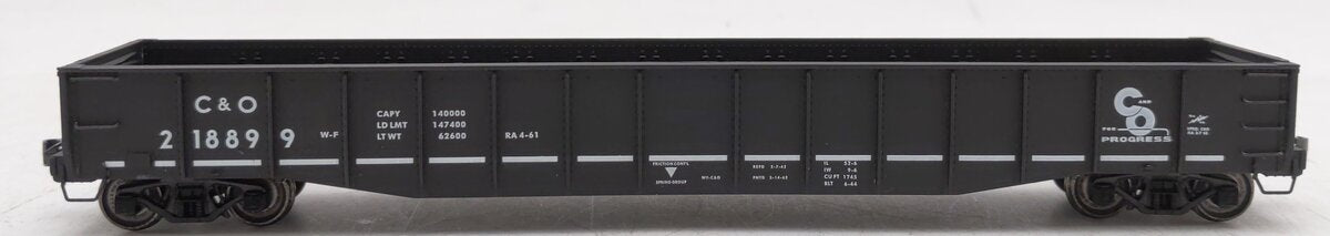 Proto 2000 21453 HO C&O 52'6" Drop End Mill Gondola #218899 EX