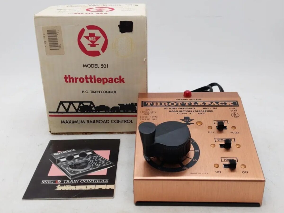 MRC 501 HO Scale Throttlepack Train Control EX/Box