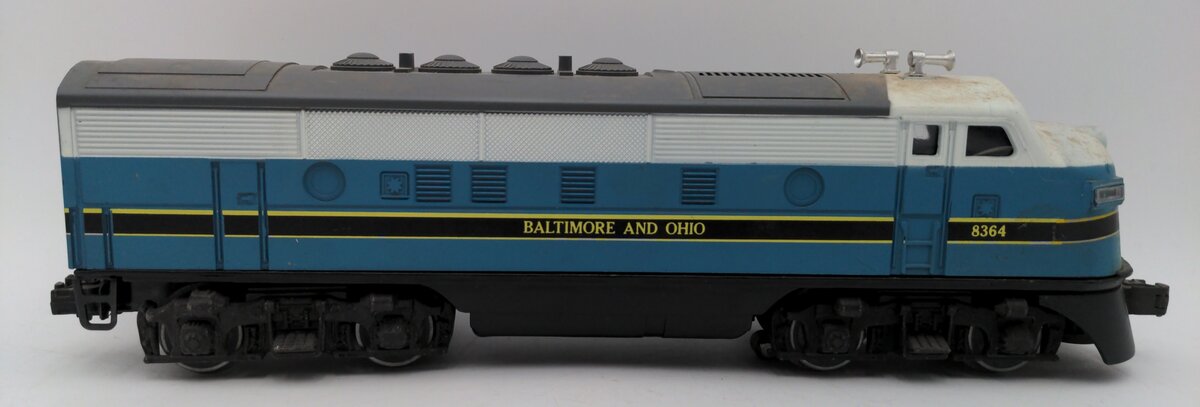 Lionel 6-8364 O Gauge Baltimore & Ohio F3 A Non-Powered Diesel Locomotive VG/Box