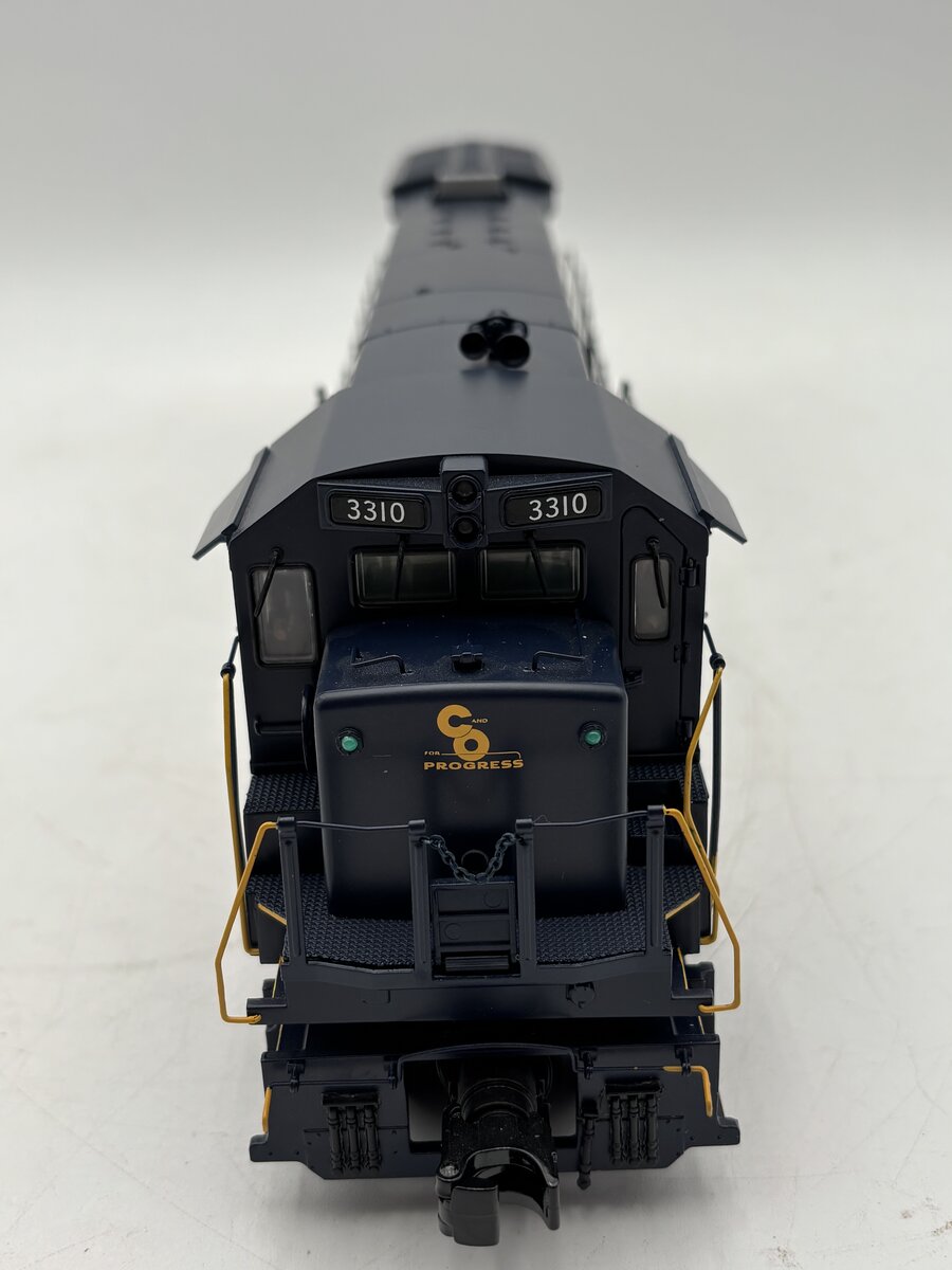 MTH 20-20073-1 C&O GE U30C Diesel Locomotive #3309 w/PS 2.0 (Hi-Rail Wheels) LN/Box