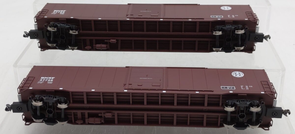Walthers 932-235513 HO Scale BNSF Pullman-Standard 60' Auto Boxcar (2 Pack) EX