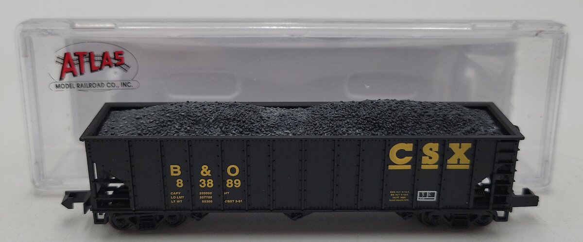Atlas 32911 N Scale CSX 90 Ton Hopper Car #83889 LN/Box