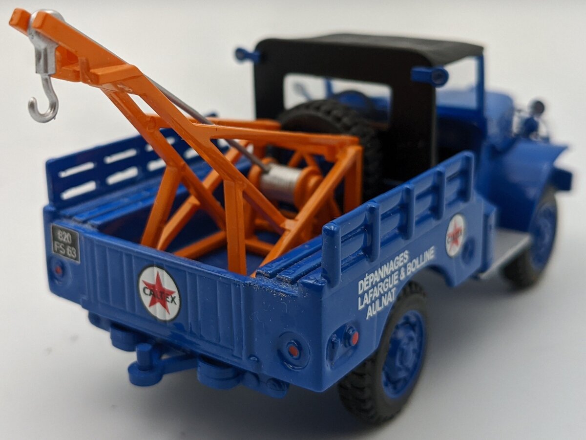 Garage Modern 1:43 Dodge WC52 Blue Tow Truck Lafargue & Bolline EX