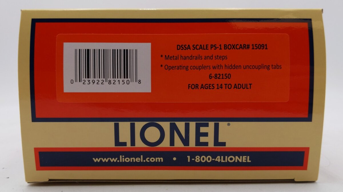 Lionel 6-82150 O Gauge Duluth South Shore and Atlantic PS-1 Boxcar NIB