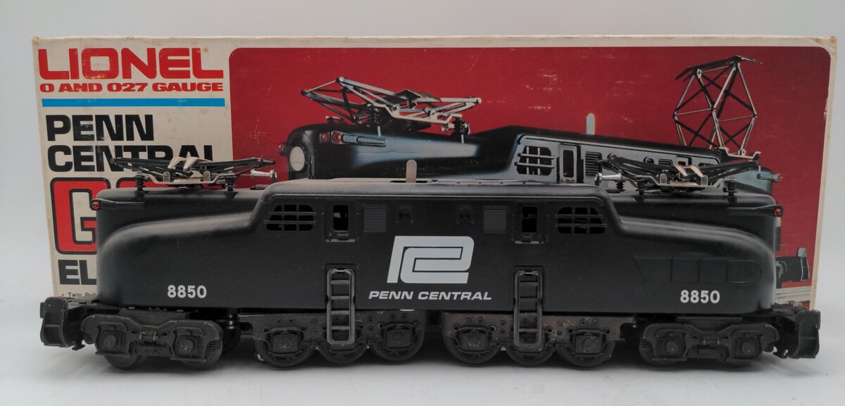 Lionel 6-8550 O Gauge Penn Central GG-1 Electric Locomotive #8850 VG/Box