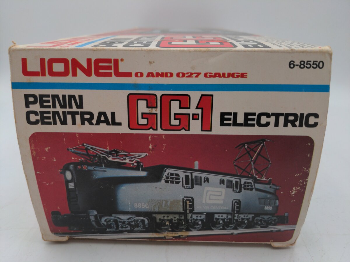 Lionel 6-8550 O Gauge Penn Central GG-1 Electric Locomotive #8850 VG/Box