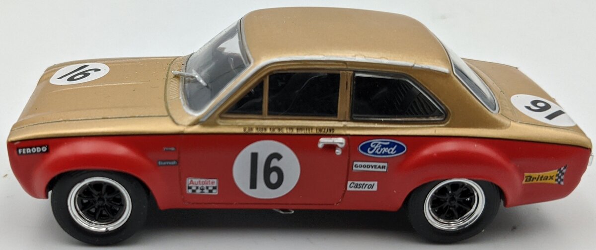 Atlas 1:43 Ford Escort MK1 Cam Frank Gardner 1968 Btcc Champion EX