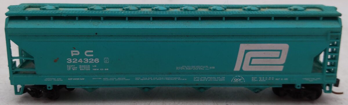 Bachmann 70550 N PC 56' Central Flow Hopper #324326 VG