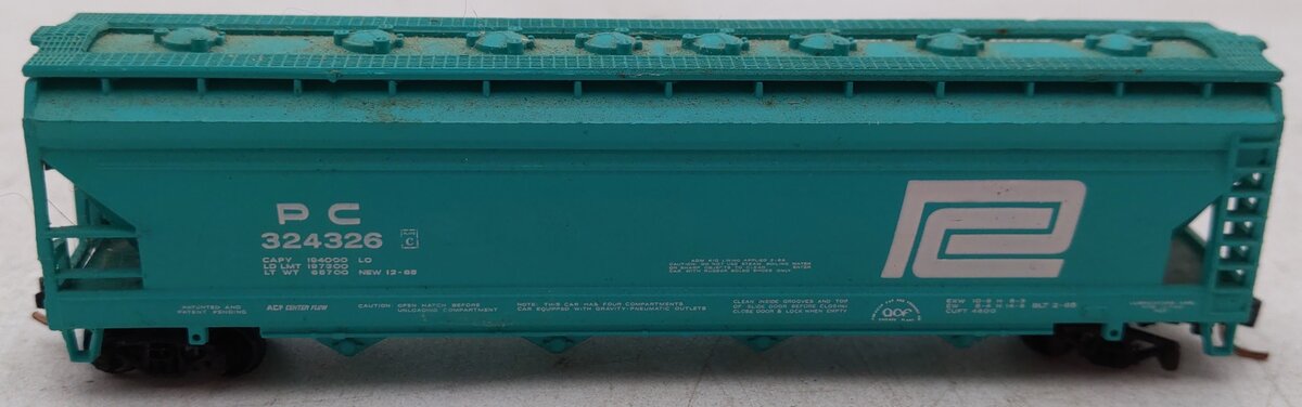 Bachmann 70550 N PC 56' Central Flow Hopper #324326 VG