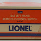 Lionel 6-65167 O27 42" Left Hand Remote Control Switch Turnout VG/Box