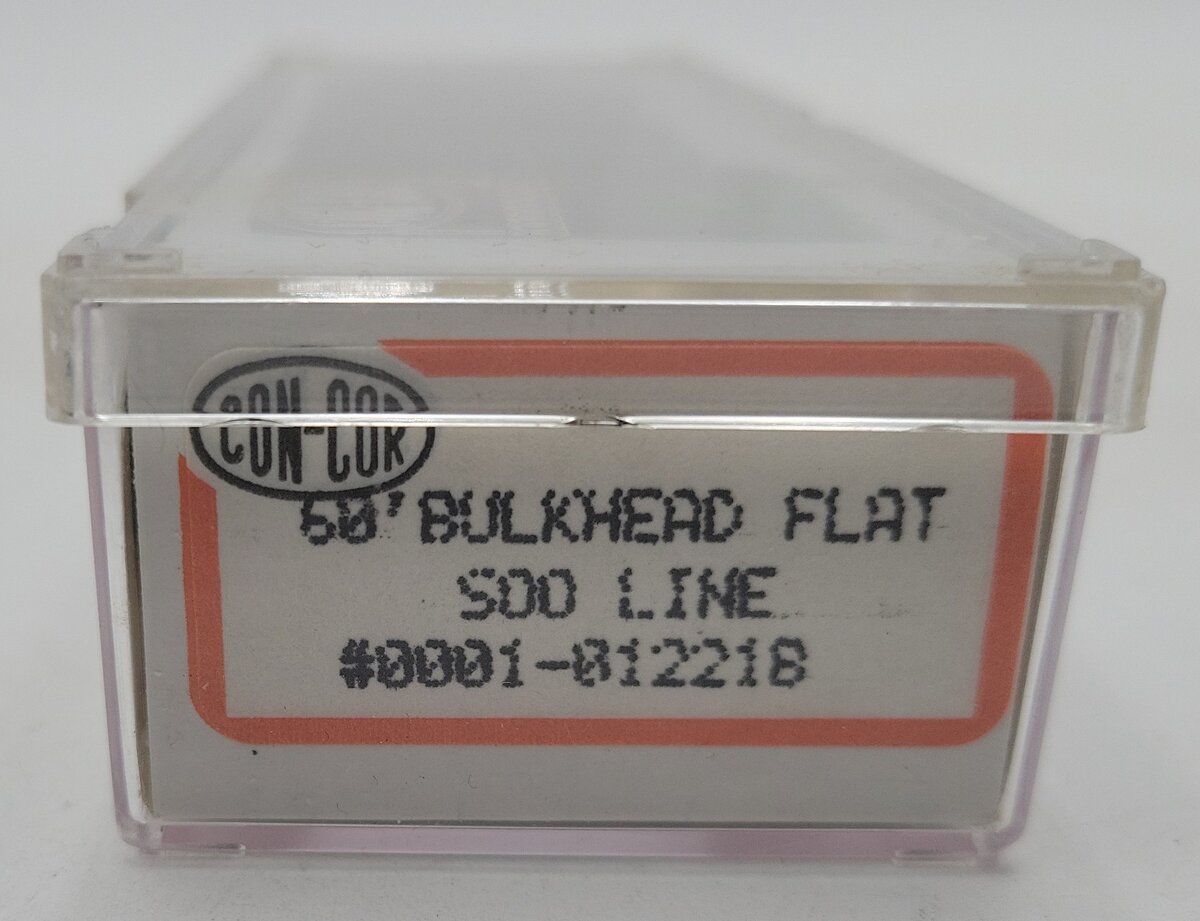 Con-Cor 0001-012218 N Scale SOO Line 60' Buckhead Flat Car #5053 LN/Box